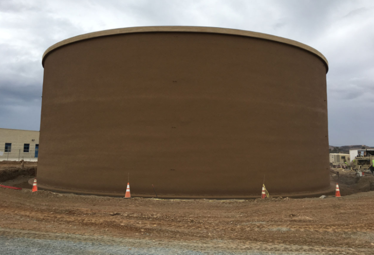 converting a concrete water tank into a pool